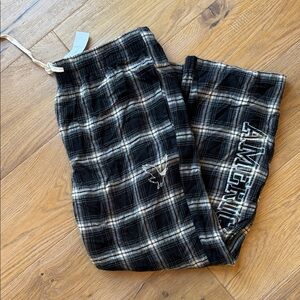 American Eagle Outfitters Black and White Lounge Pants